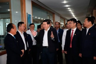 浙江省委组织部长黄建发到J9集团国际站调研